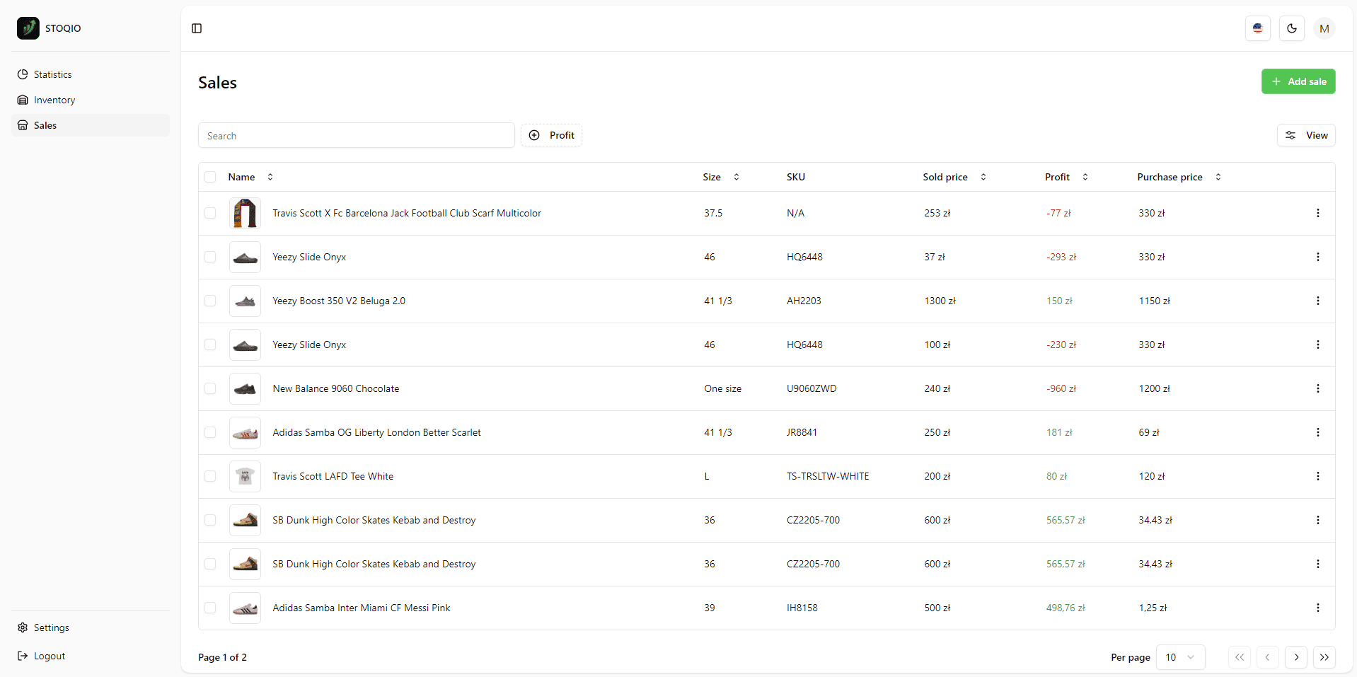 Effortless Sales Tracking